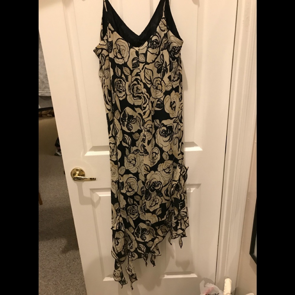 EUC Black/Tan DRESS-U By Sharon Sz 12 DRESS
